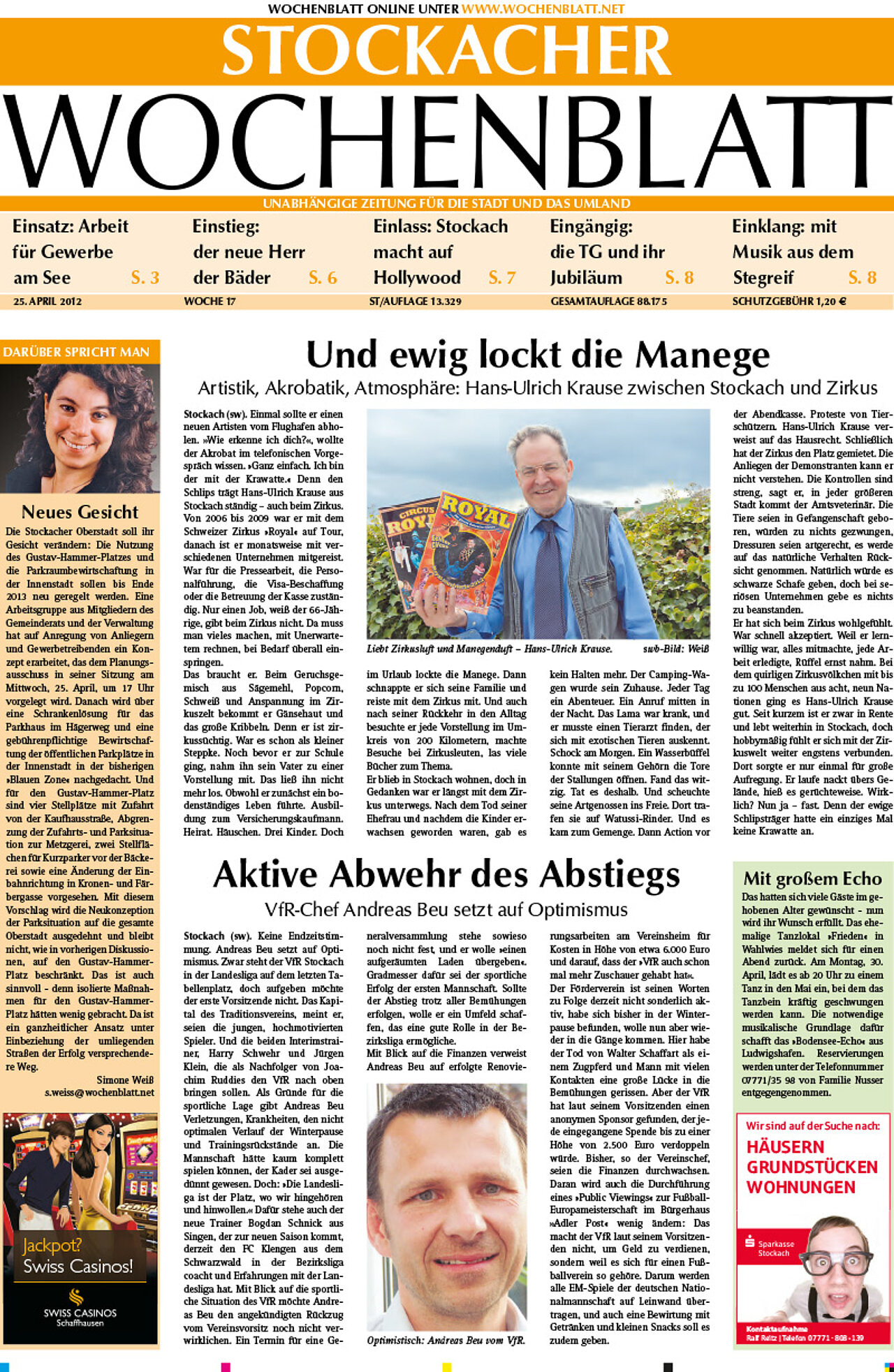 Ausgabe 17 vom 25. April 2012