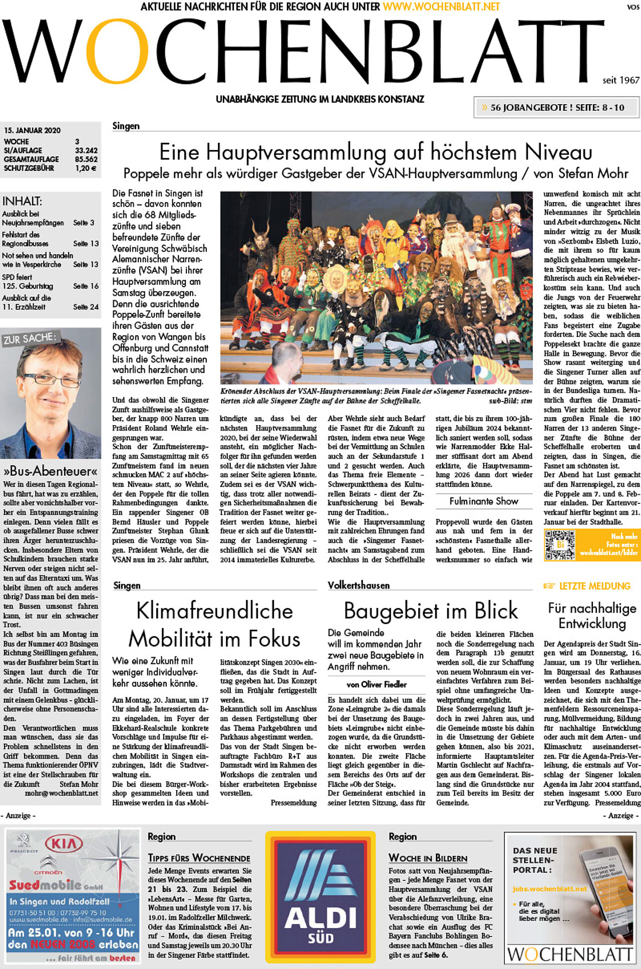 Ausgabe 03 vom 15. Januar 2020