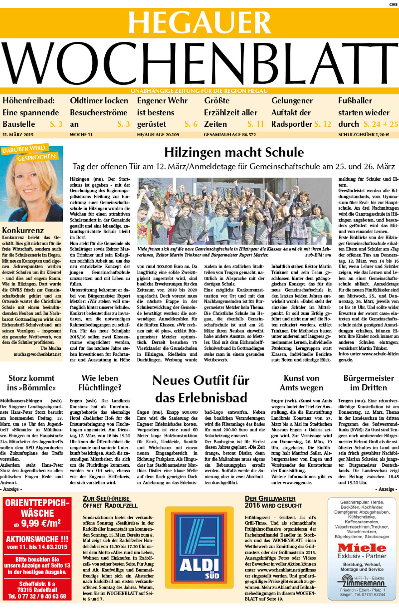 Ausgabe 11 vom 11. März 2015