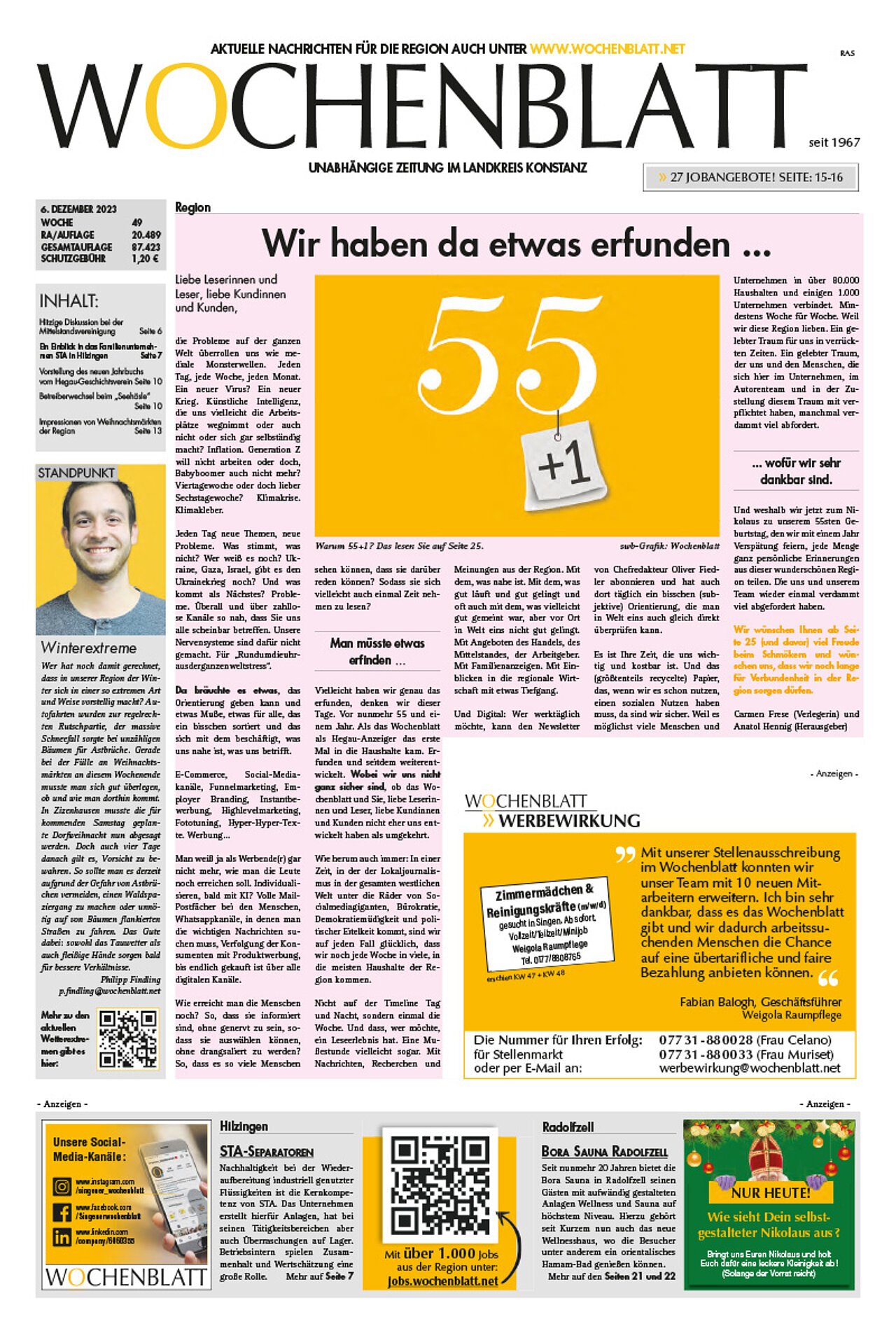 Ausgabe 49 vom 06. Dezember 2023