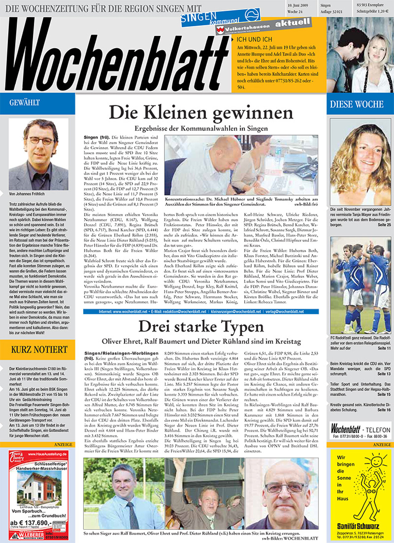 Ausgabe 23 vom 10. Juni 2009