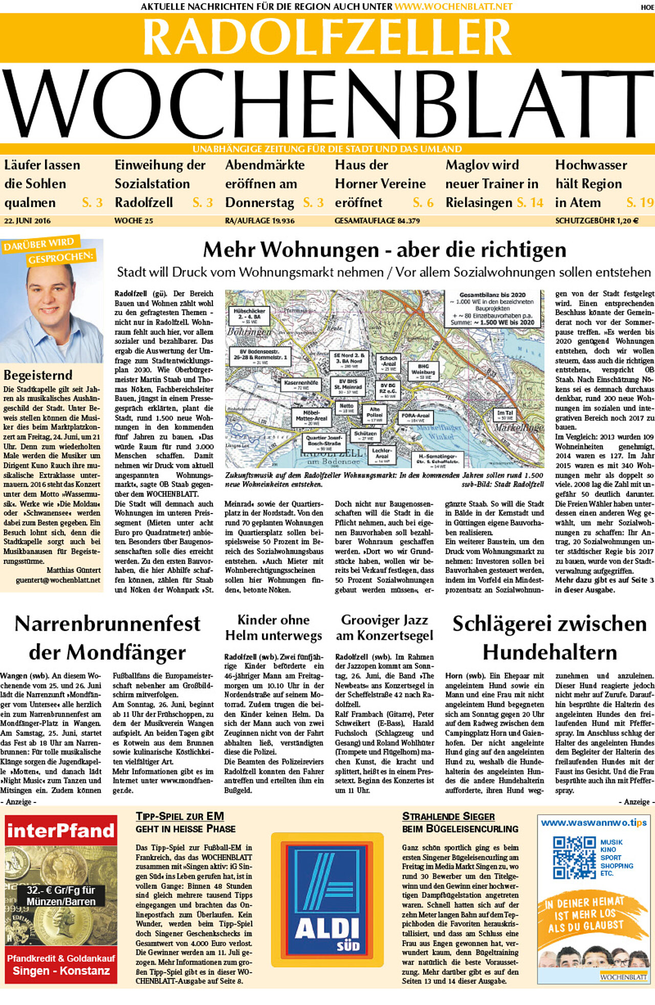 Ausgabe 25 vom 22. Juni 2016