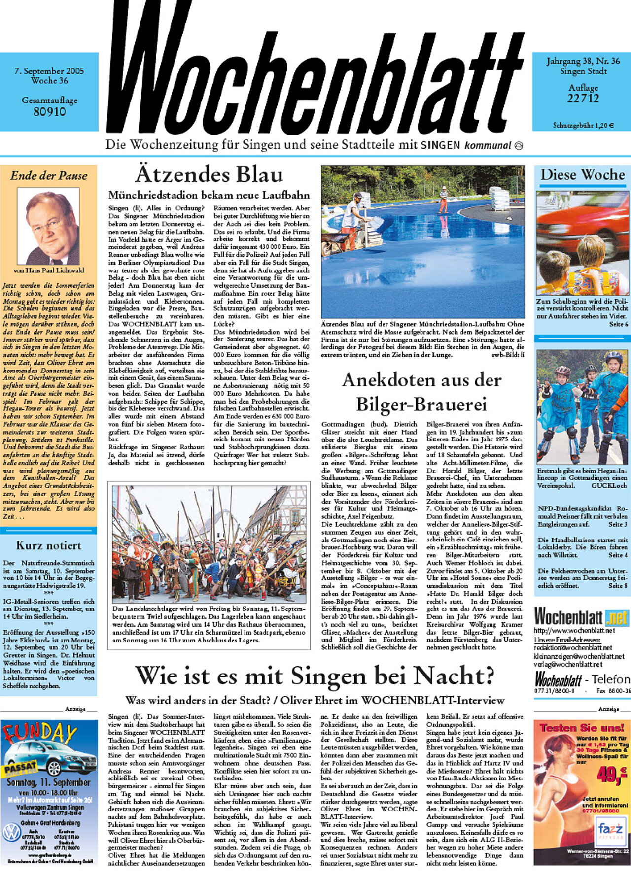 Ausgabe 36 vom 07. September 2005