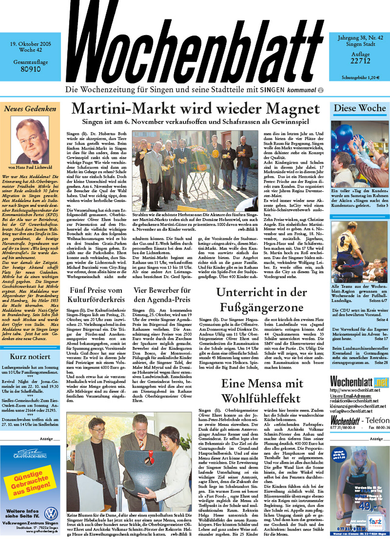 Ausgabe 42 vom 19. Oktober 2005