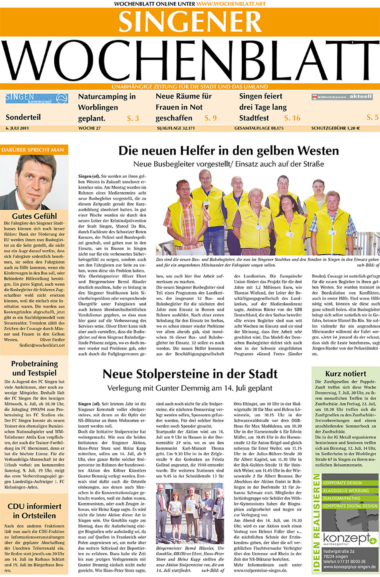 Ausgabe 27 vom 06. Juli 2011