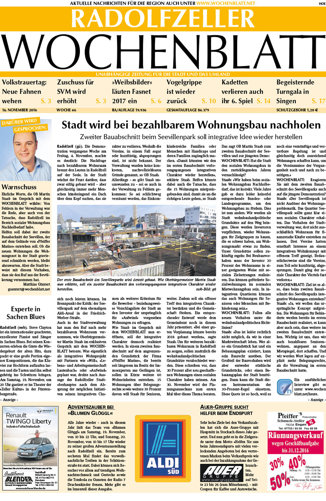 Ausgabe 46 vom 16. November 2016