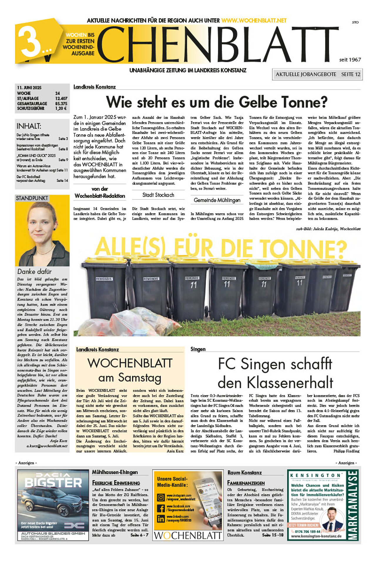 Ausgabe 24 vom 11. Juni 2025