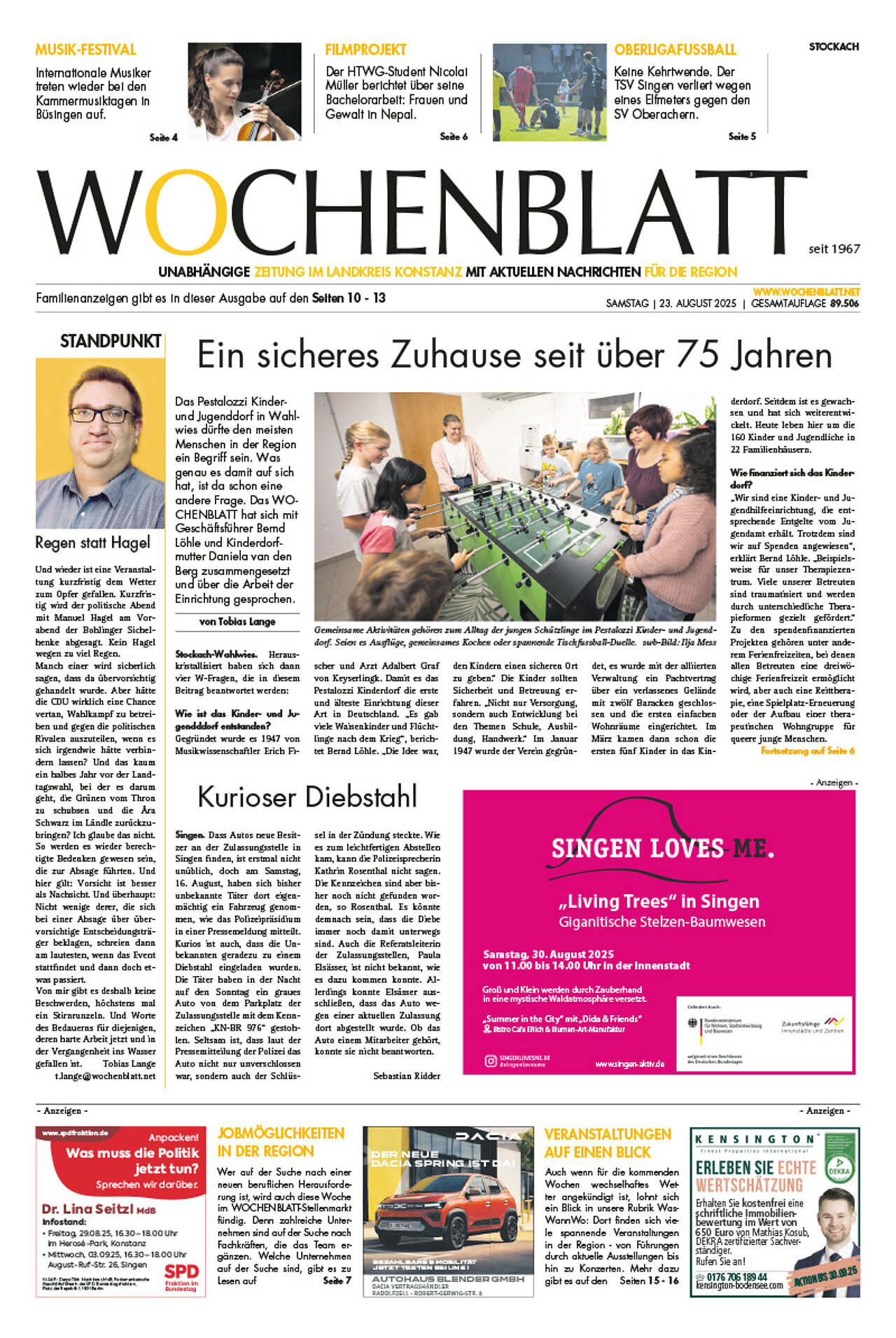 Ausgabe 34 vom 23. August 2025