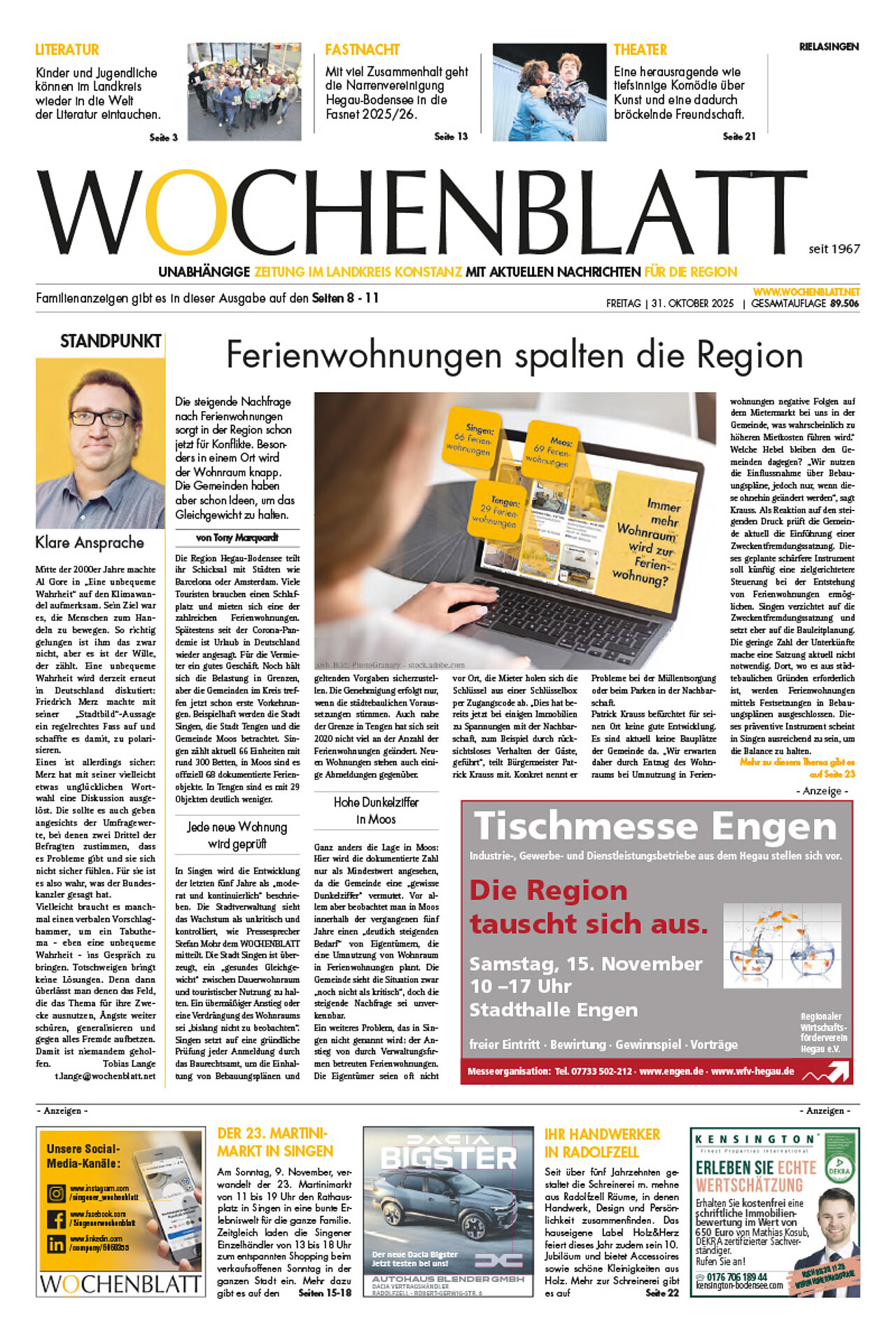 Ausgabe 44 vom 31. Oktober 2025