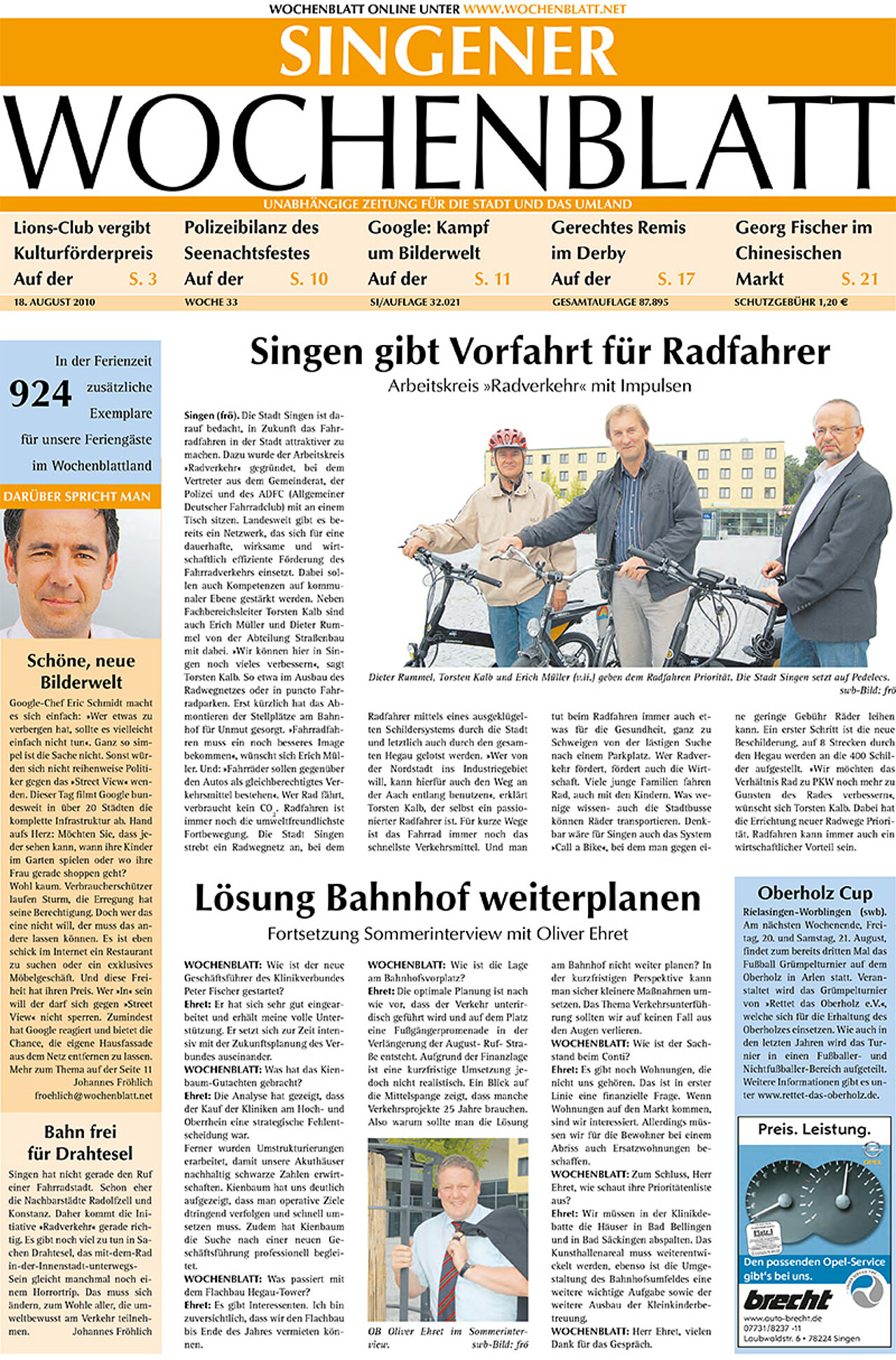 Ausgabe 33 vom 18. August 2010