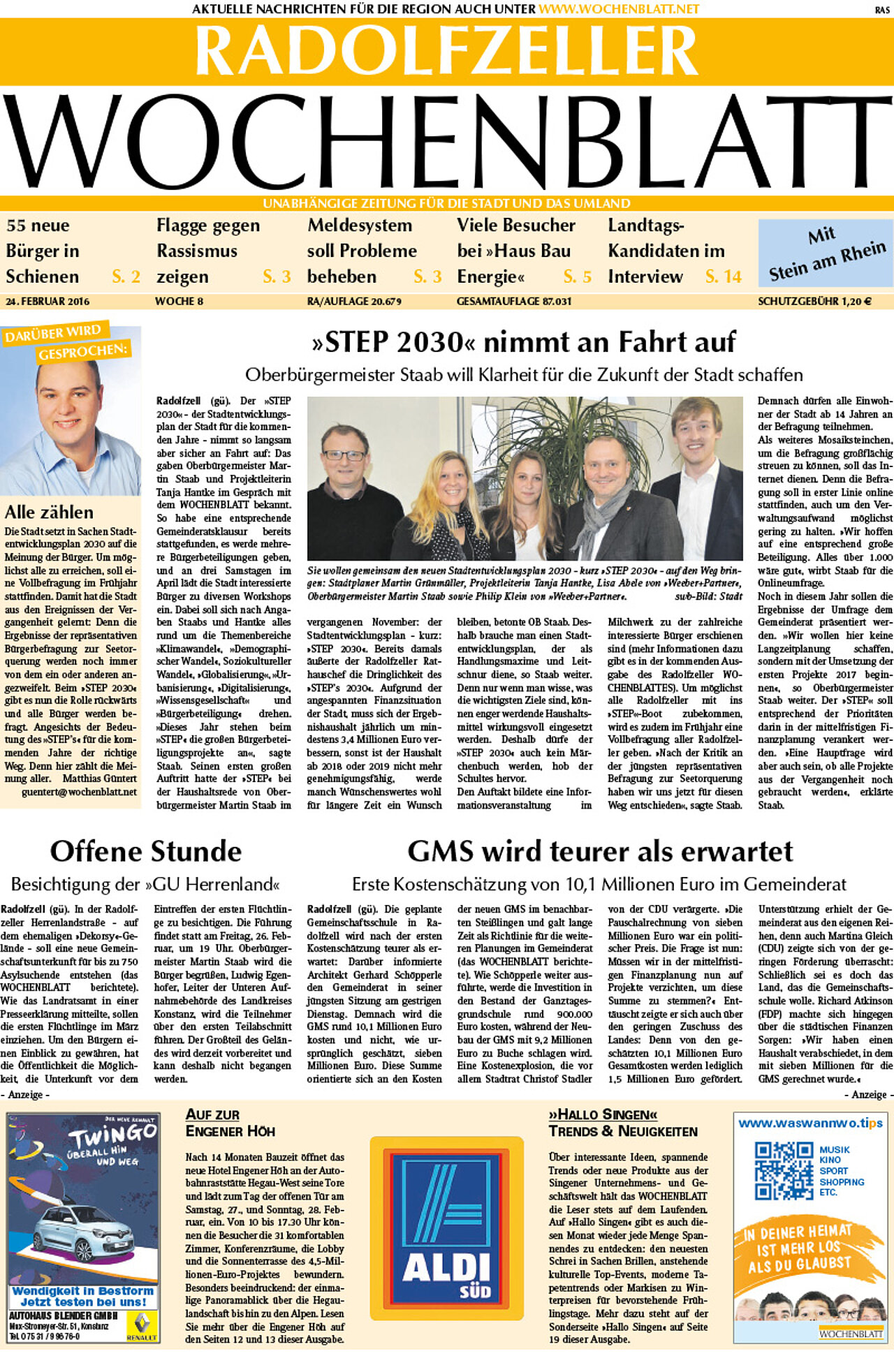 Ausgabe 08 vom 24. Februar 2016