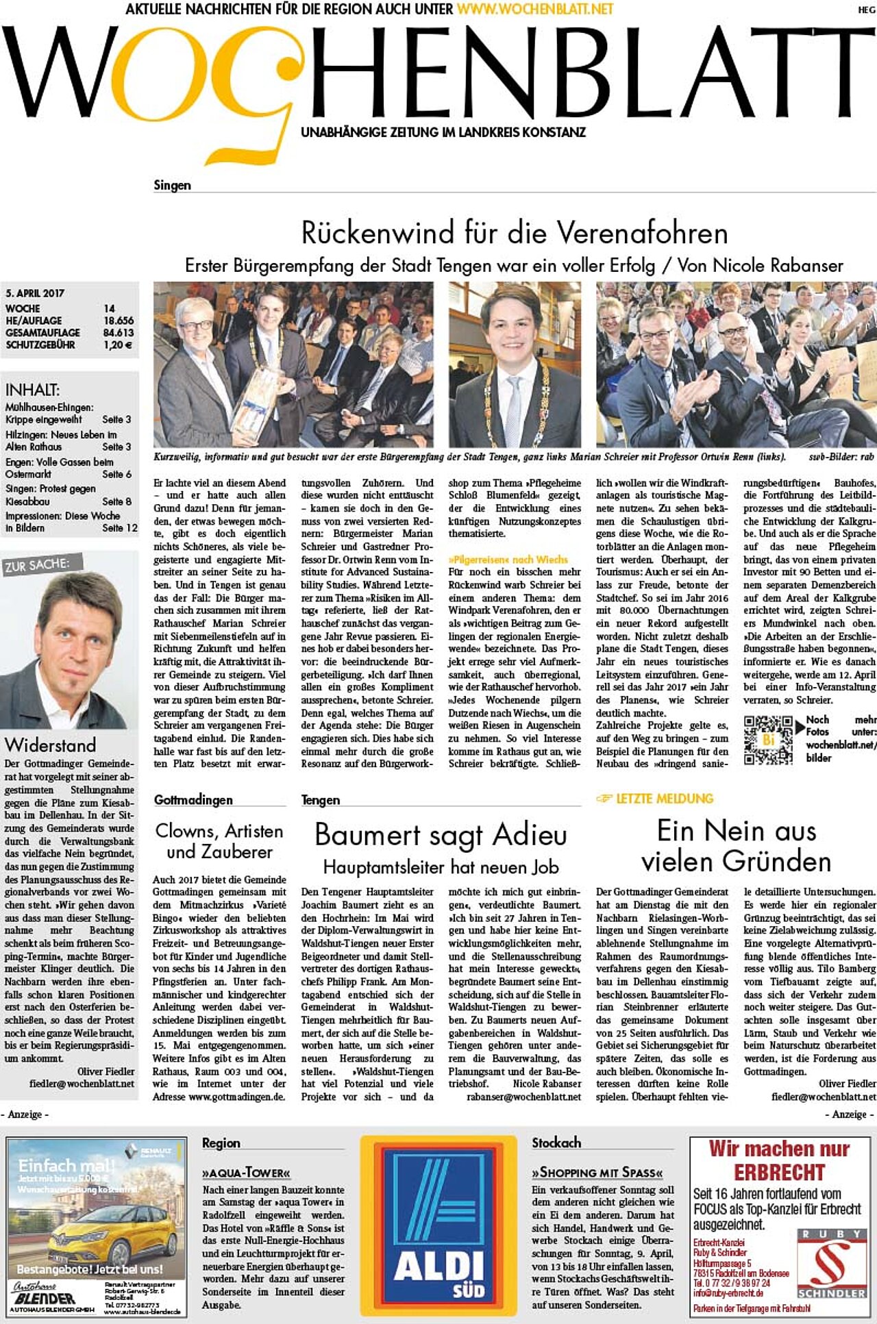 Ausgabe 14 vom 05. April 2017