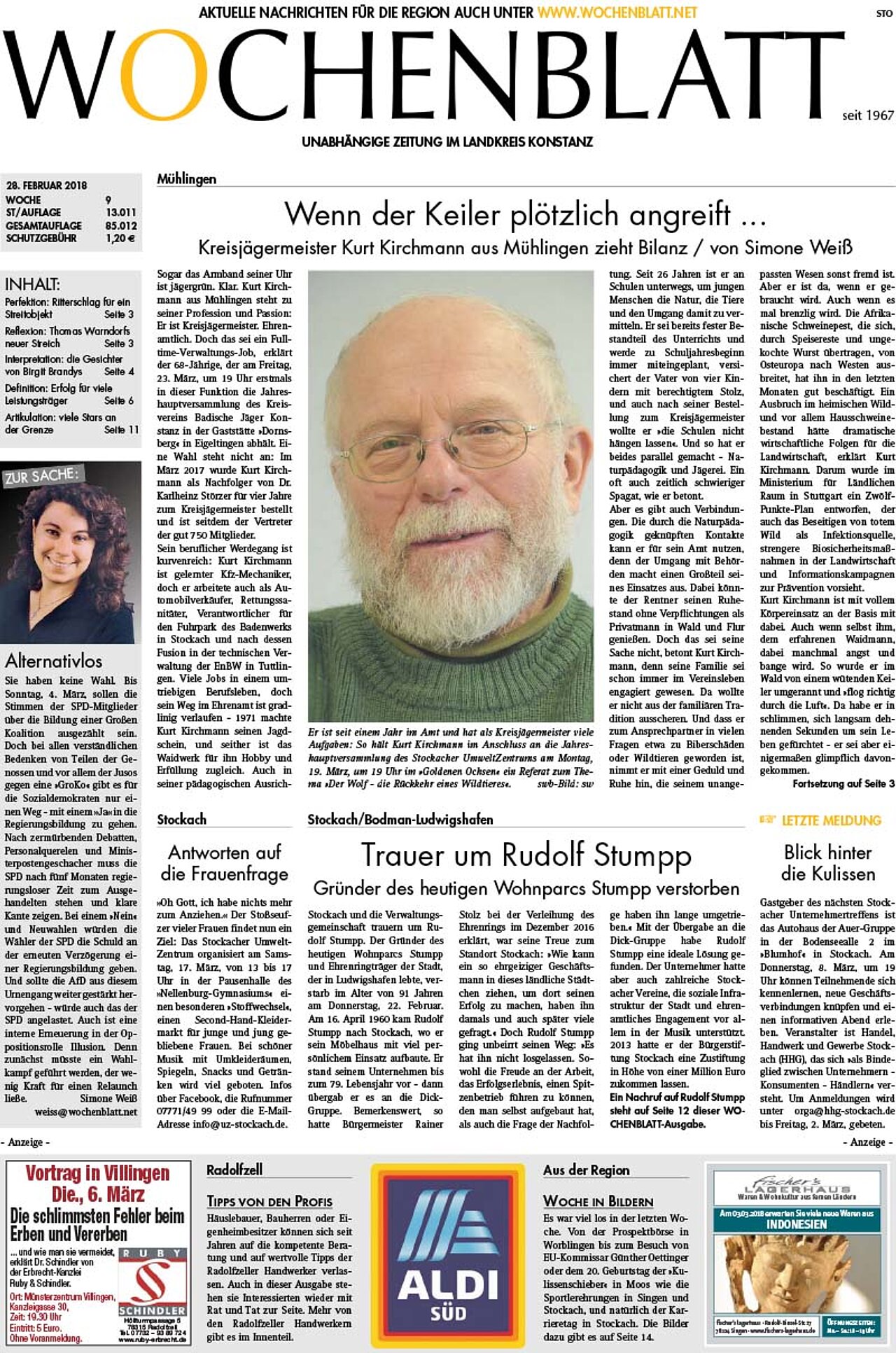 Ausgabe 09 vom 28. Februar 2018