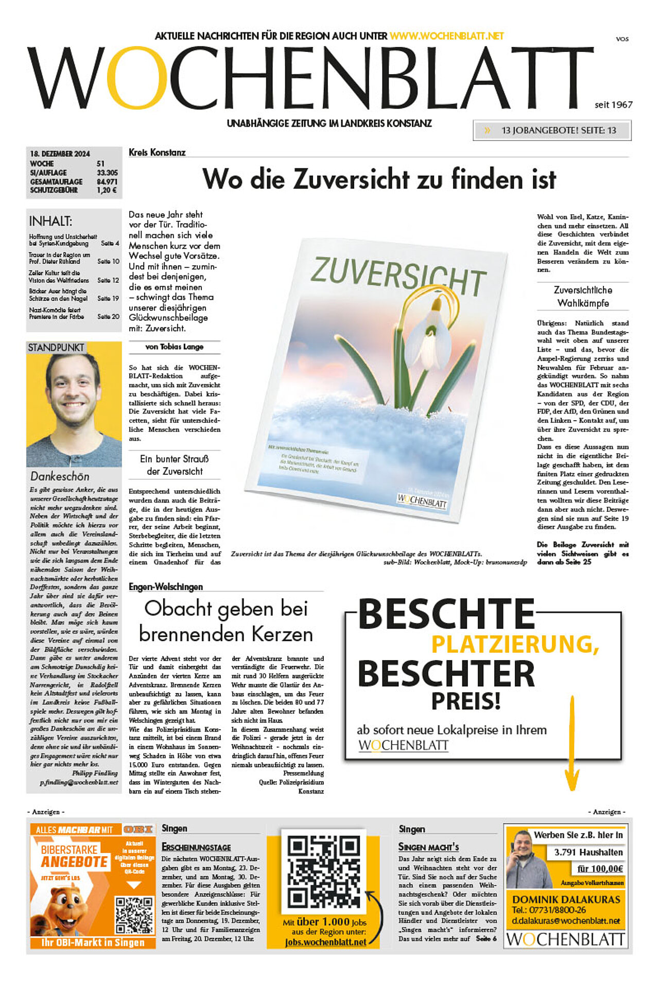 Ausgabe 51 vom 18. Dezember 2024
