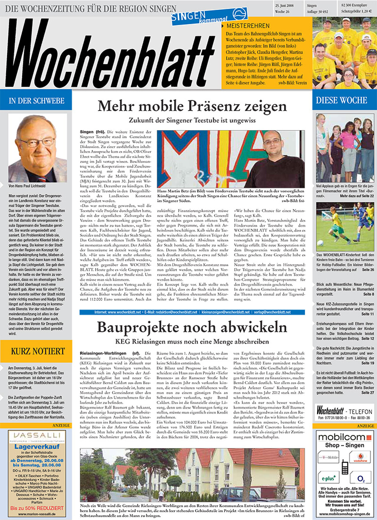Ausgabe 26 vom 25. Juni 2008
