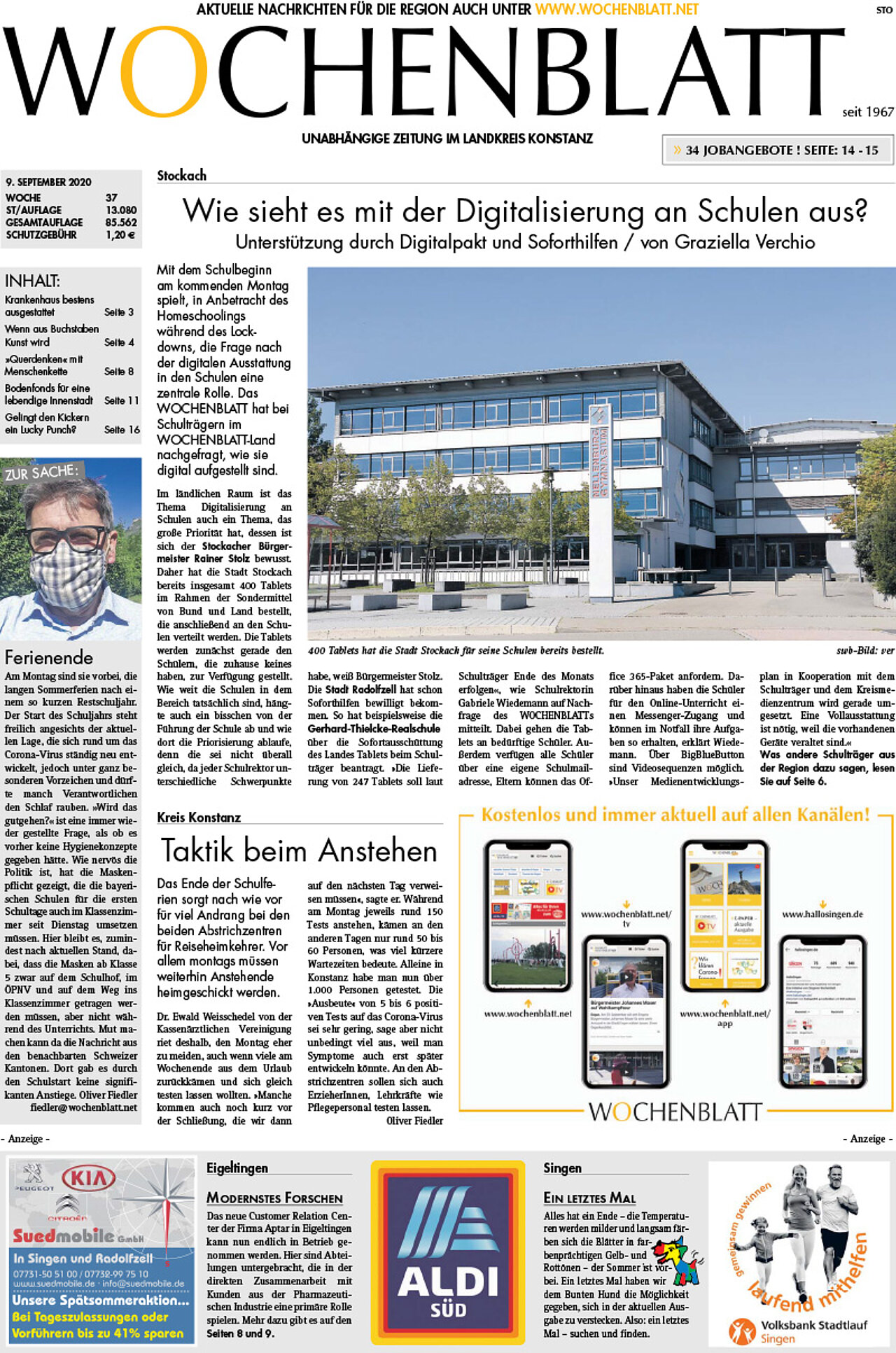 Ausgabe 37 vom 09. September 2020