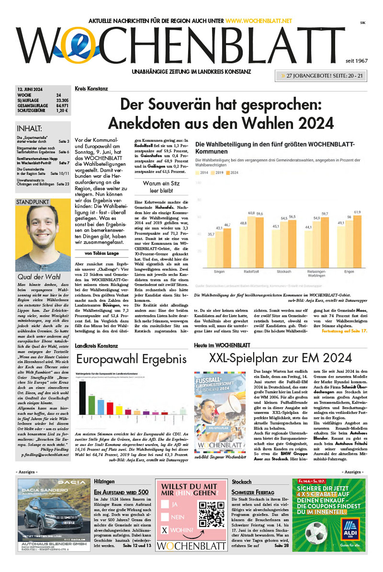 Ausgabe 24 vom 12. Juni 2024