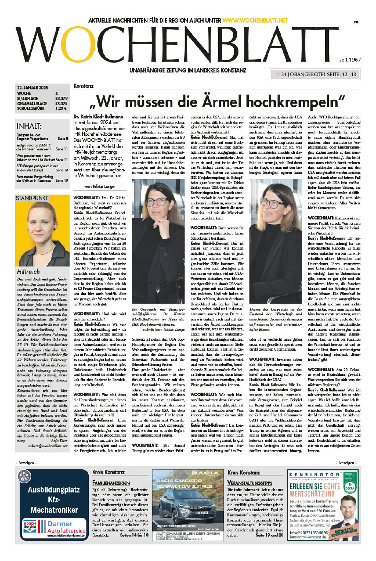 Ausgabe 4 vom 22. Januar 2025