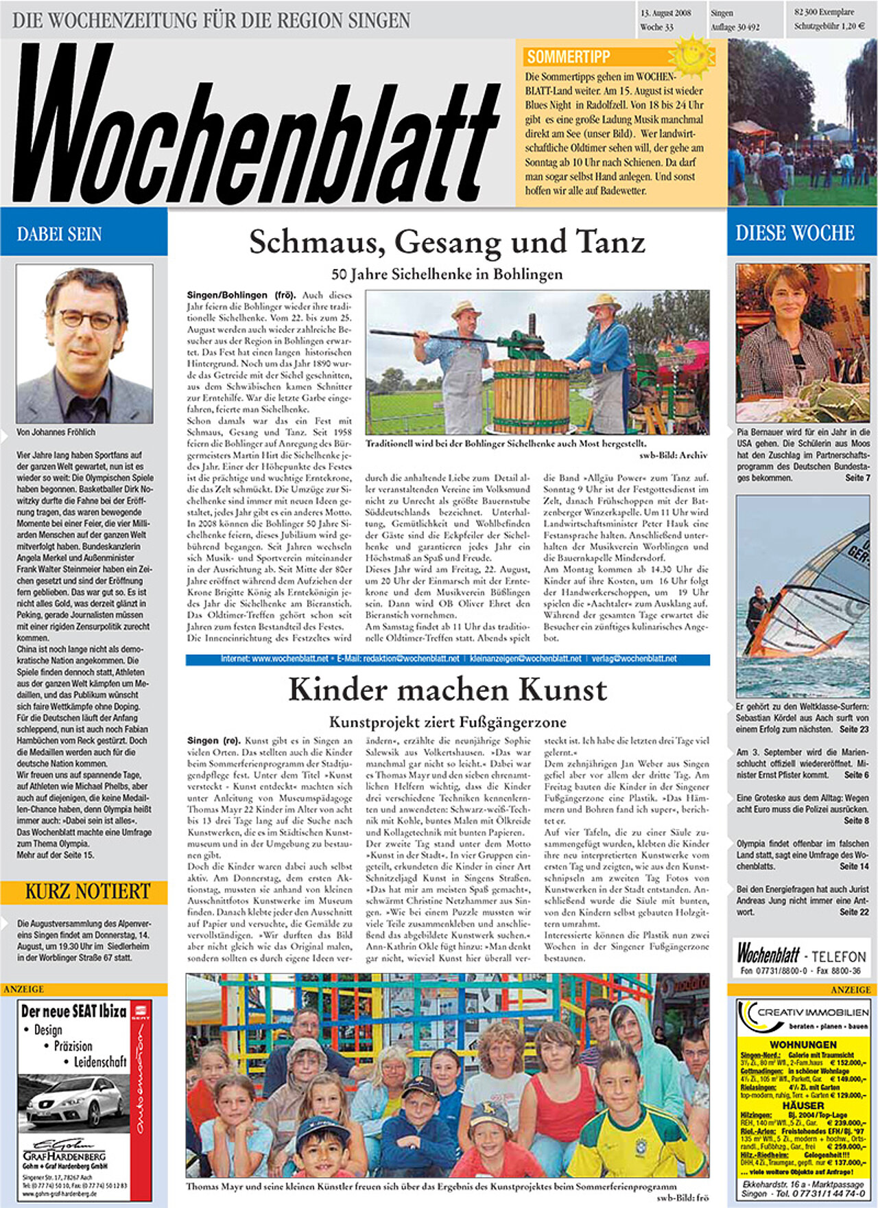 Ausgabe 33 vom 13. August 2008