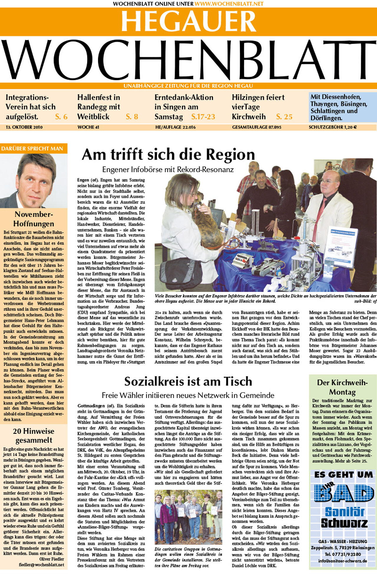 Ausgabe 41 vom 13. Oktober 2010