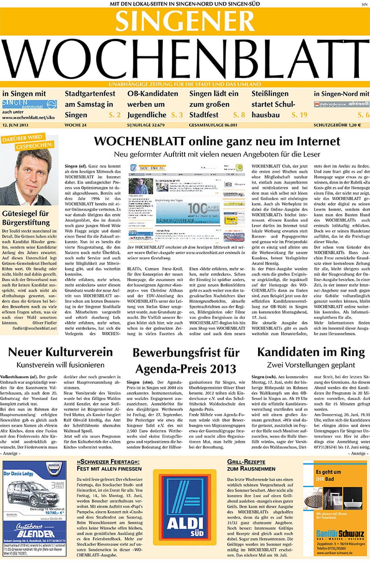 Ausgabe 24 vom 12. Juni 2013