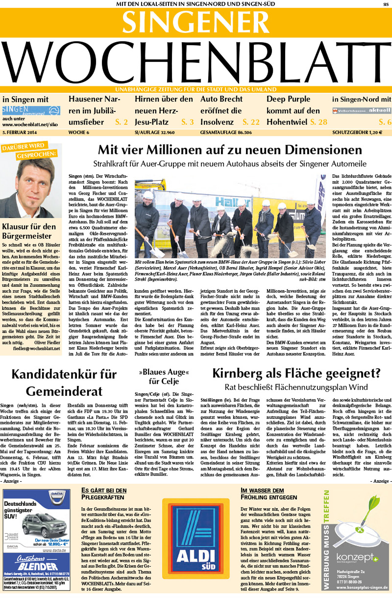 Ausgabe 06 vom 05. Februar 2014