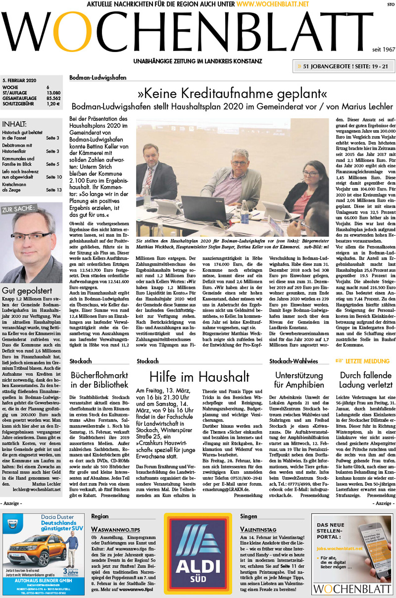 Ausgabe 06 vom 05. Februar 2020