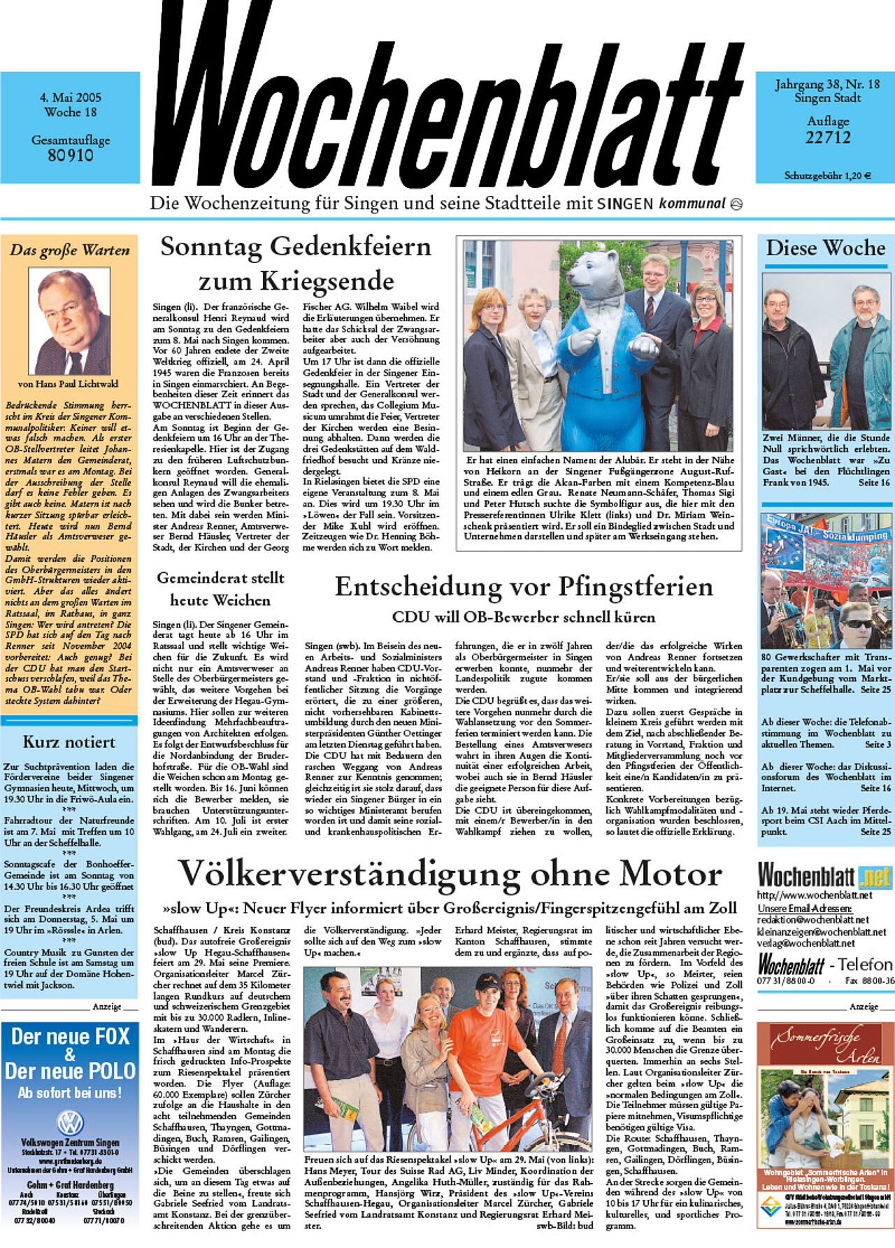 Ausgabe 18 vom 04. Mai 2005