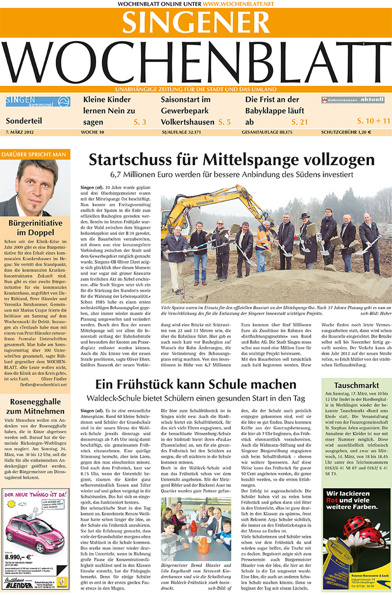 Ausgabe 10 vom 07. März 2012