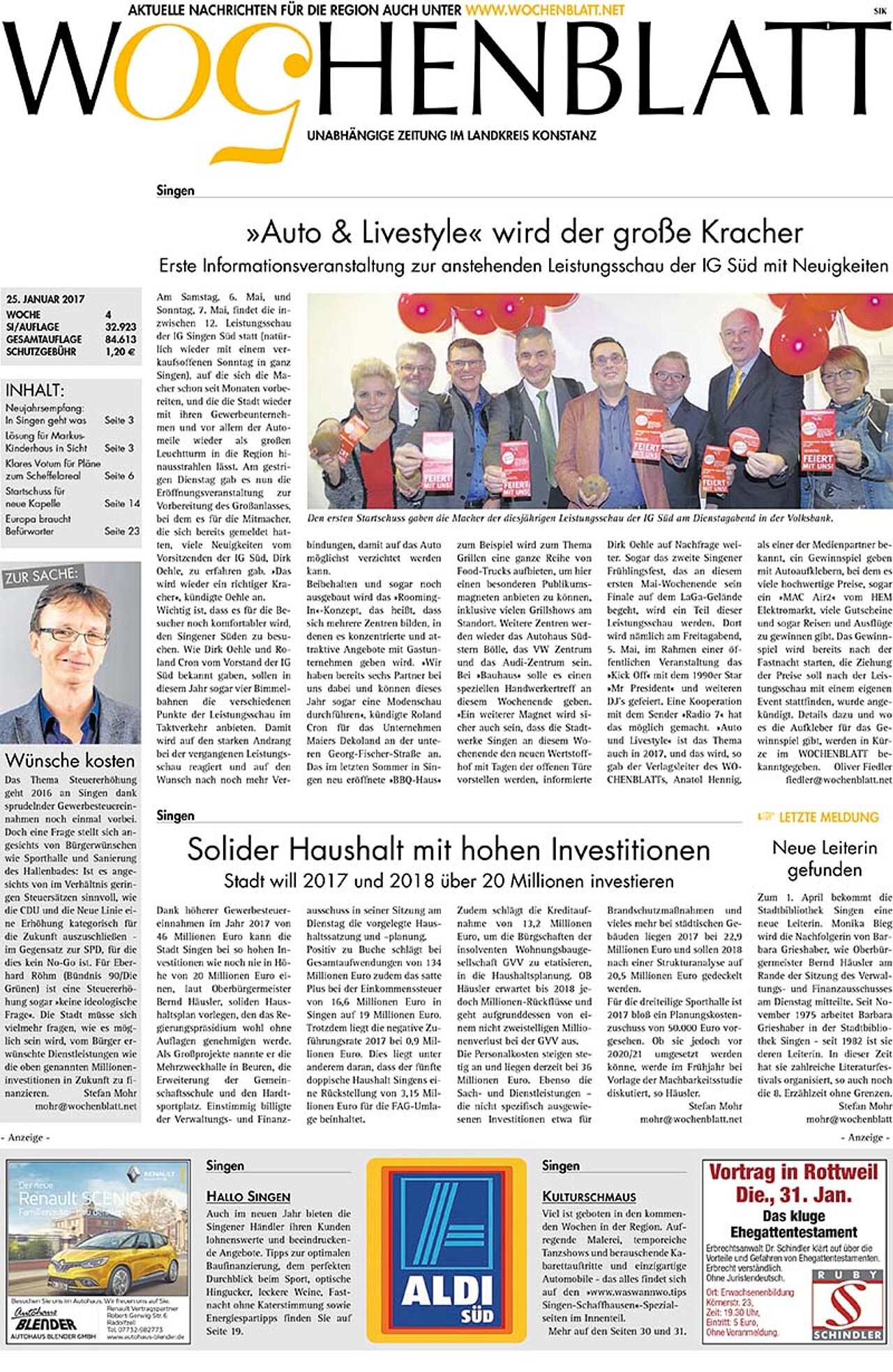 Ausgabe 04 vom 25. Januar 2017