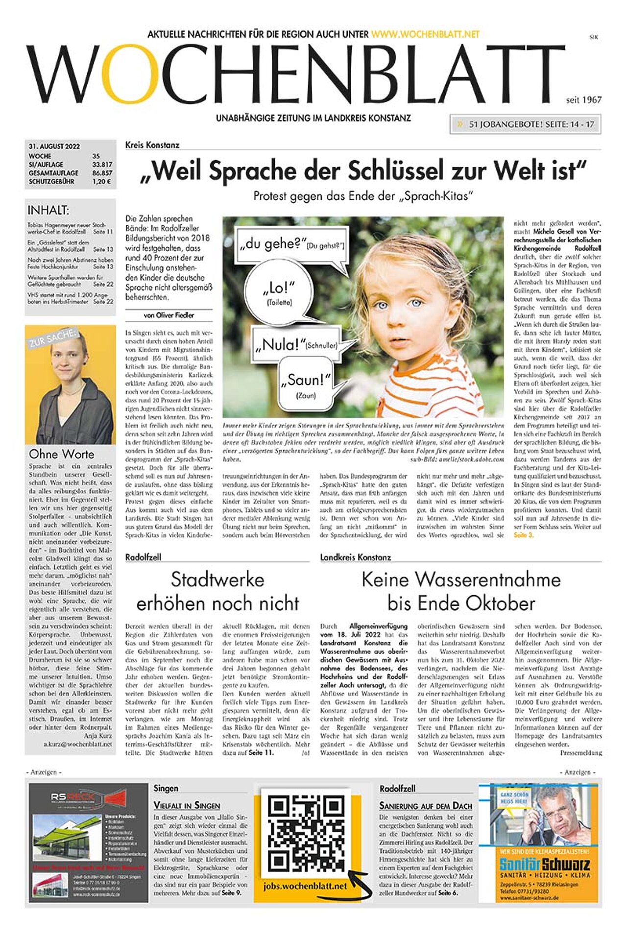 Ausgabe 35 vom 31. August 2022
