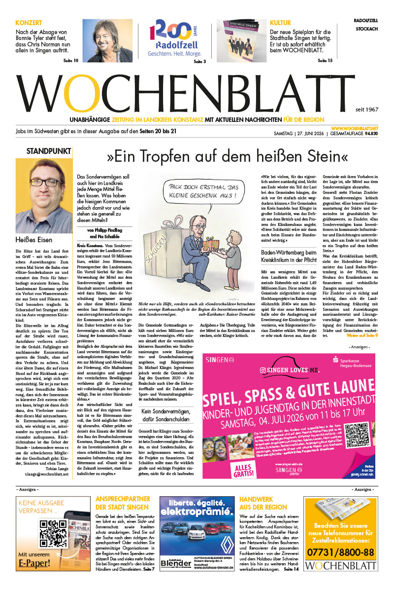 Ausgabe 26 vom 27. Juni 2026