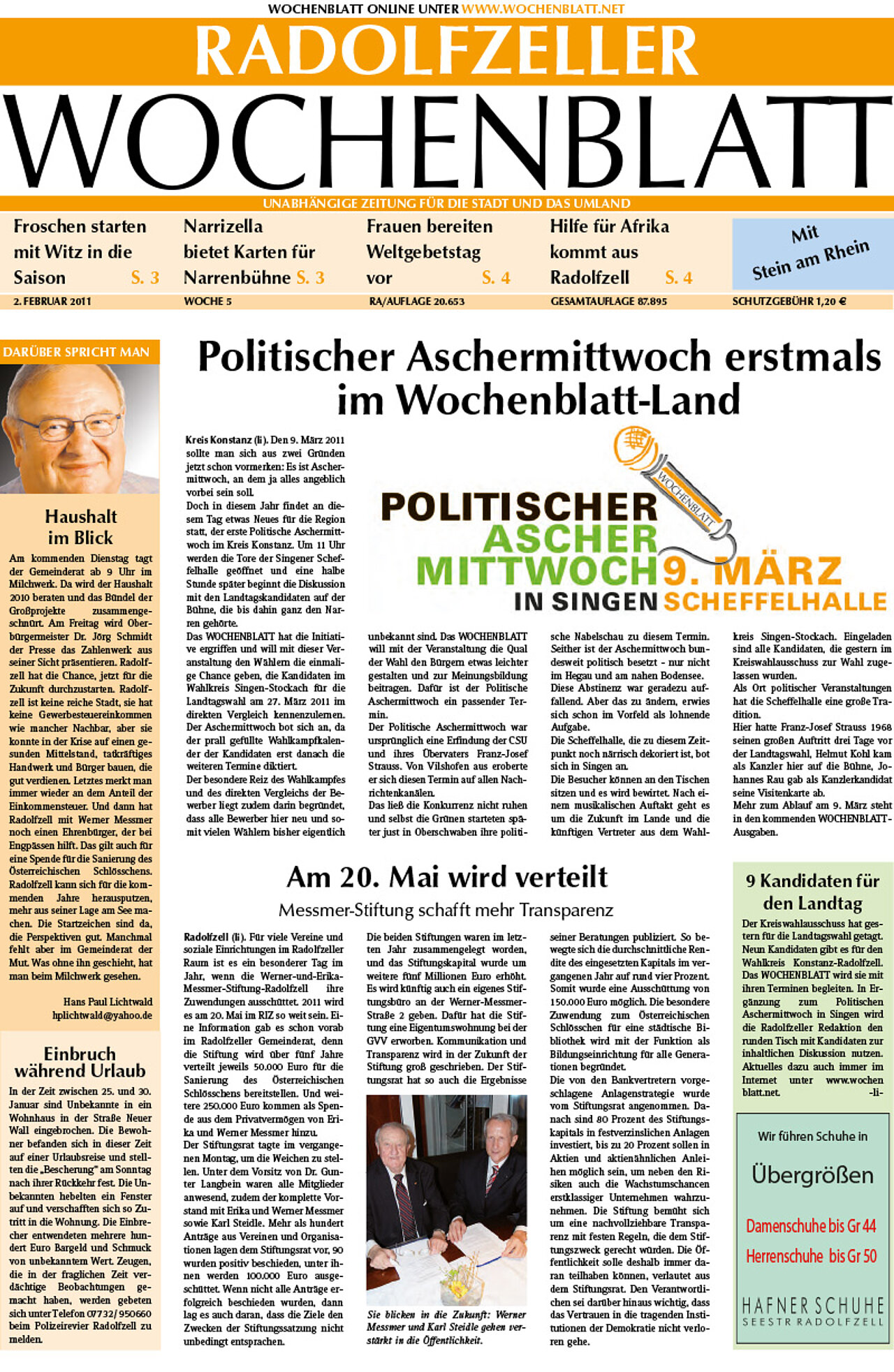Ausgabe 05 vom 02. Februar 2011