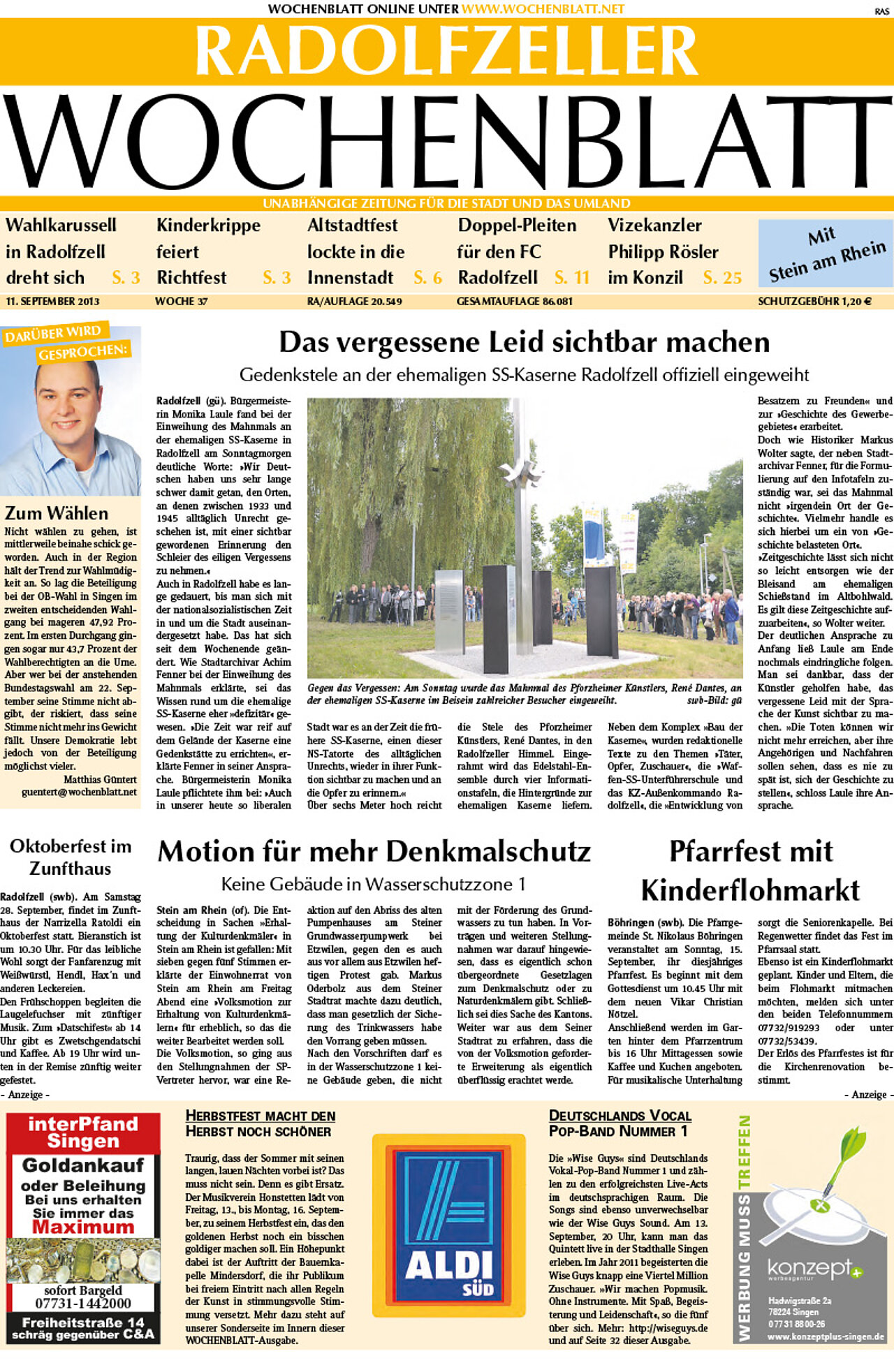 Ausgabe 37 vom 11. September 2013