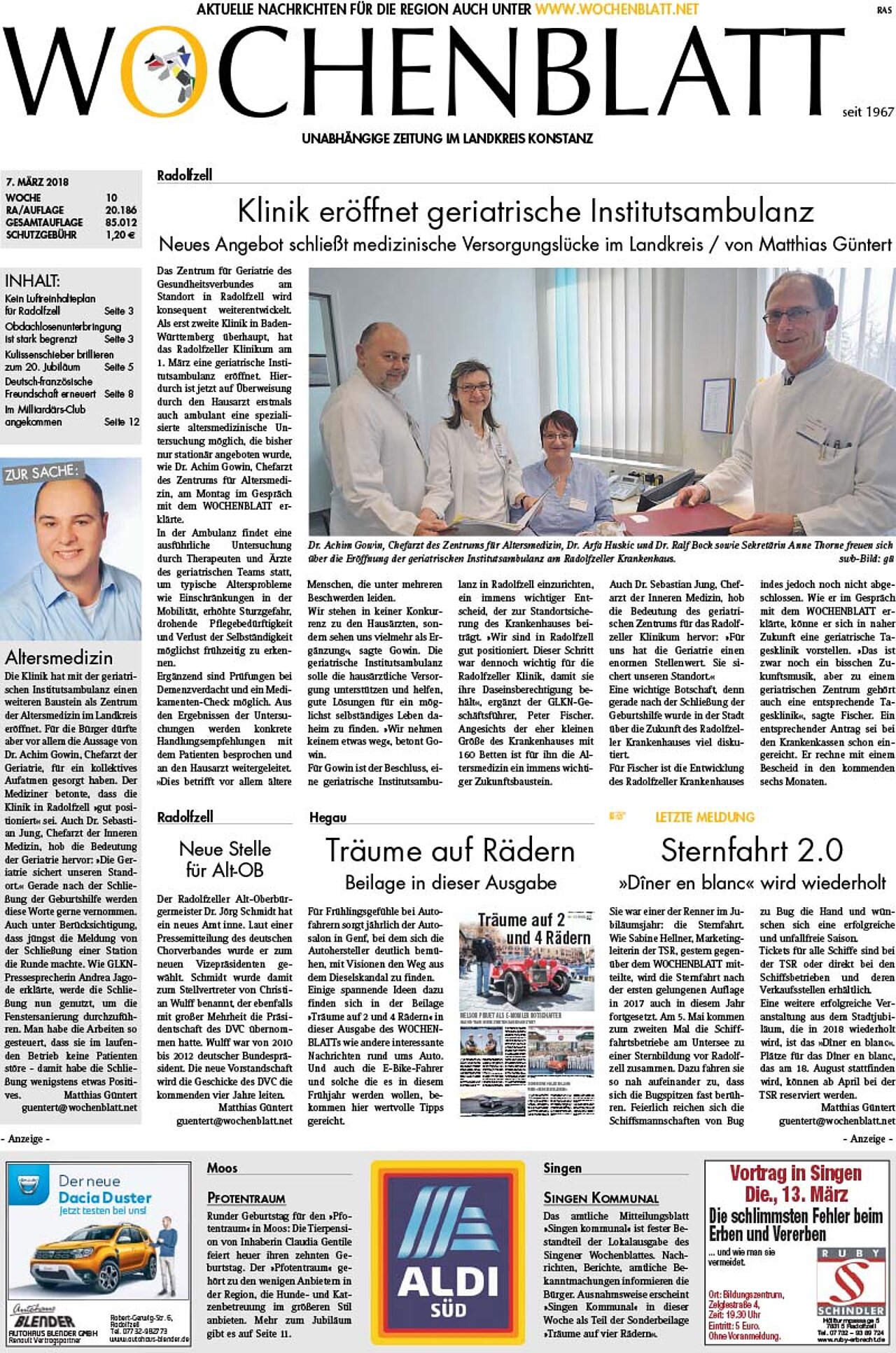 Ausgabe 10 vom 07. März 2018