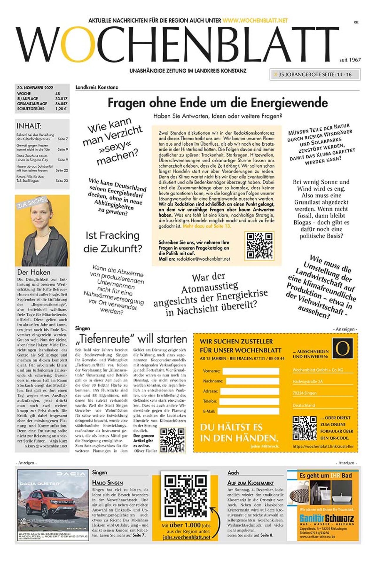 Ausgabe 48 vom 30. November 2022