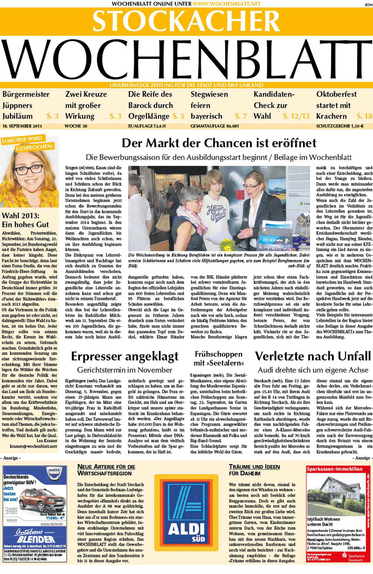 Ausgabe 38 vom 18. September 2013