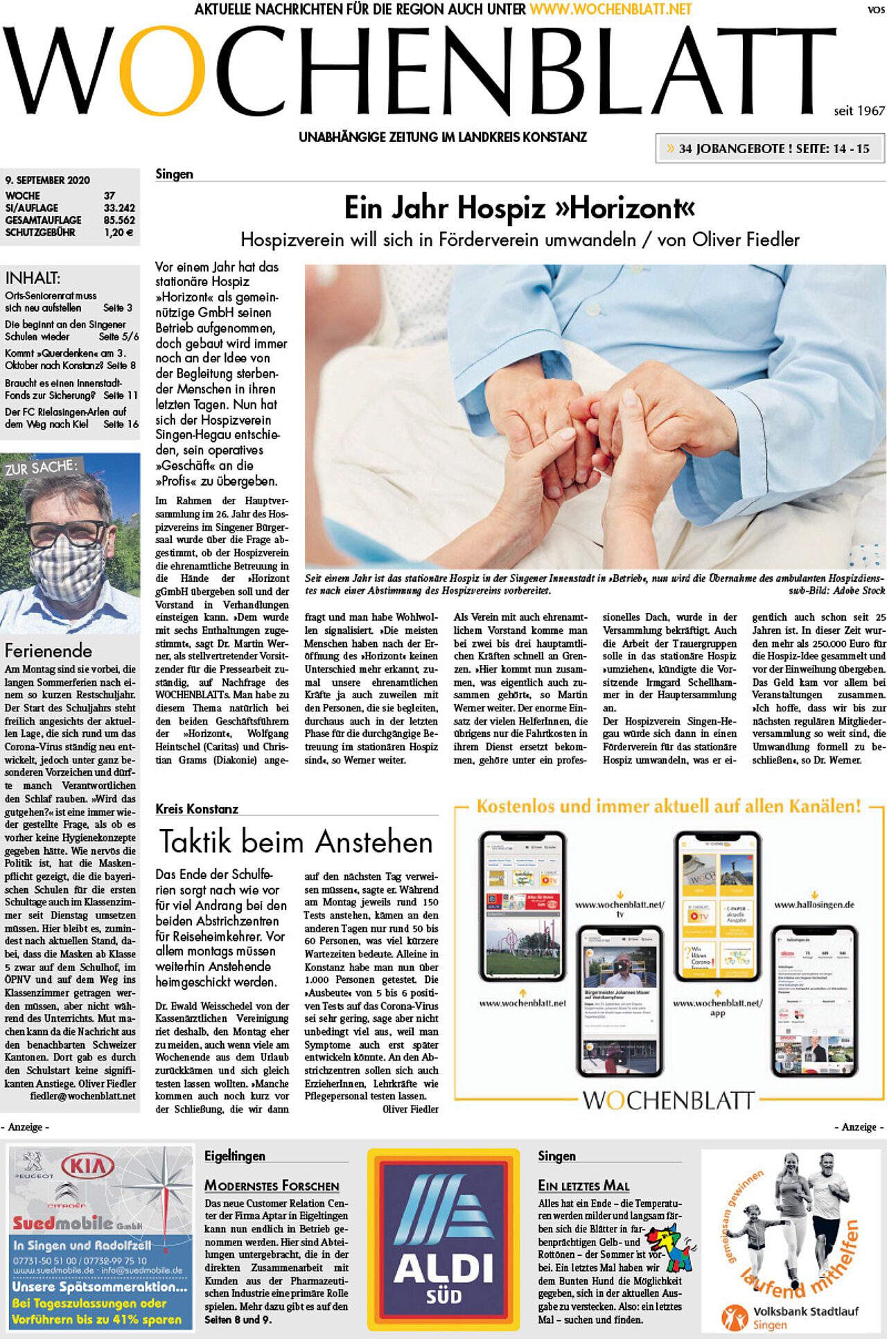 Ausgabe 37 vom 09. September 2020