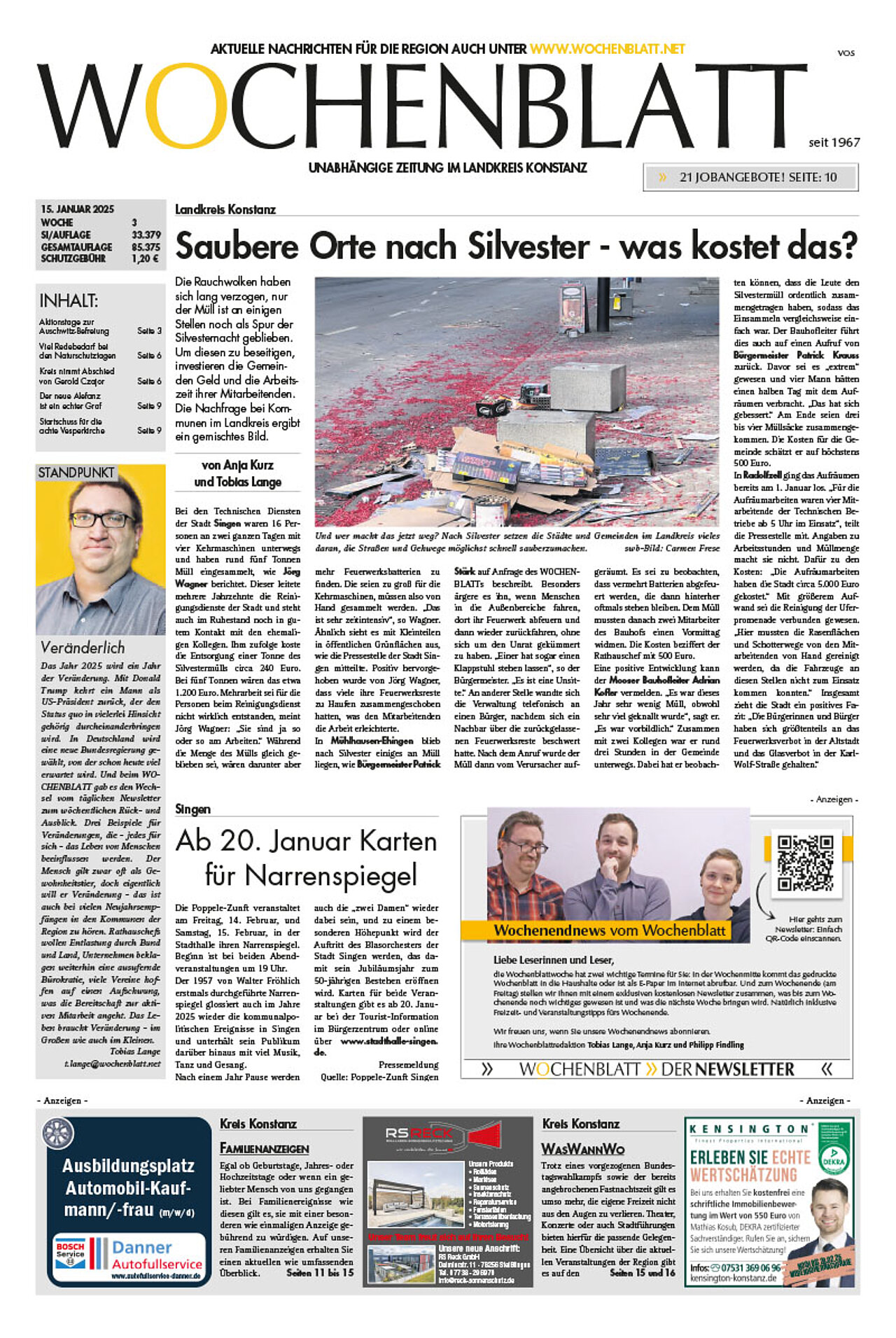 Ausgabe 3 vom 15. Januar 2025