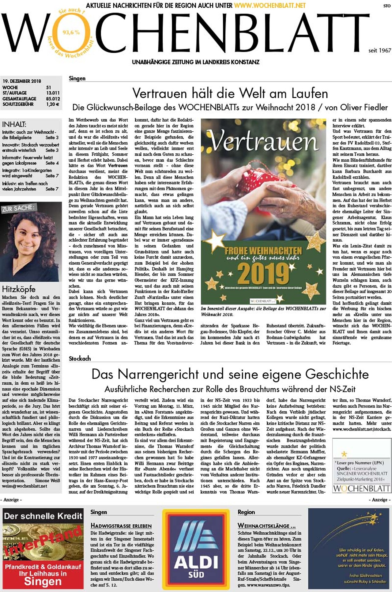 Ausgabe 51 vom 19. Dezember 2018