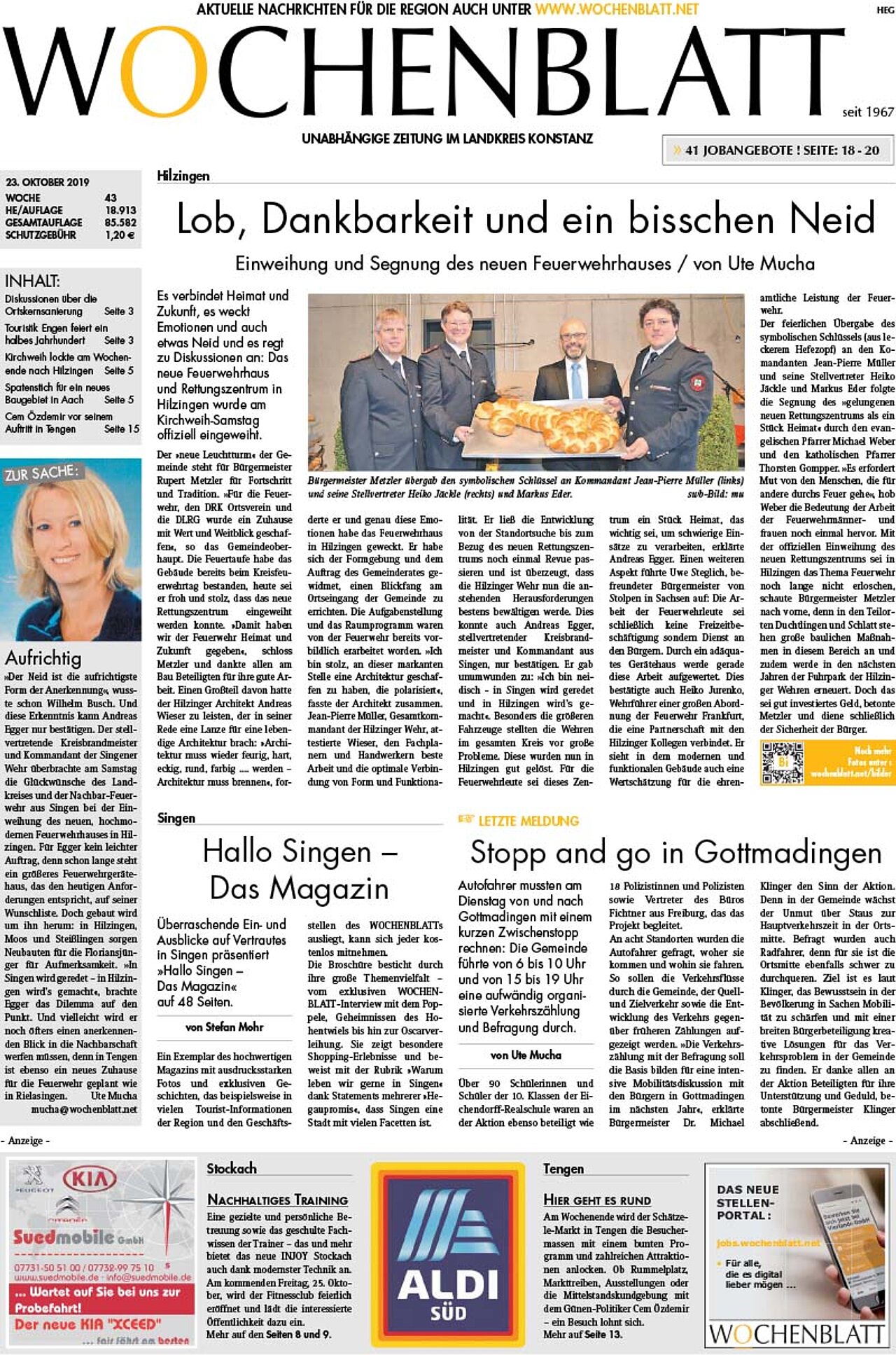 Ausgabe 43 vom 23. Oktober 2019