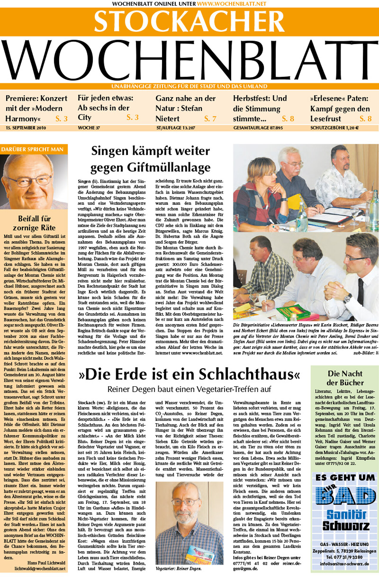 Ausgabe 37 vom 15. September 2010