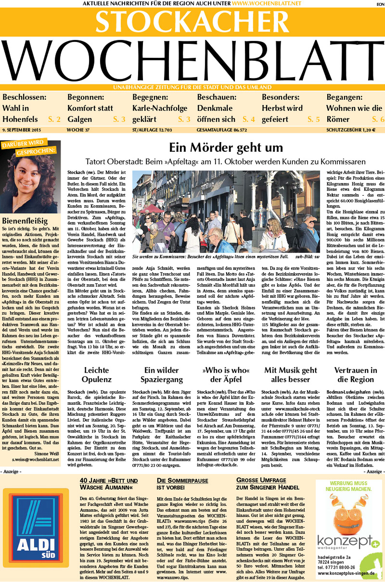 Ausgabe 37 vom 09. September 2015
