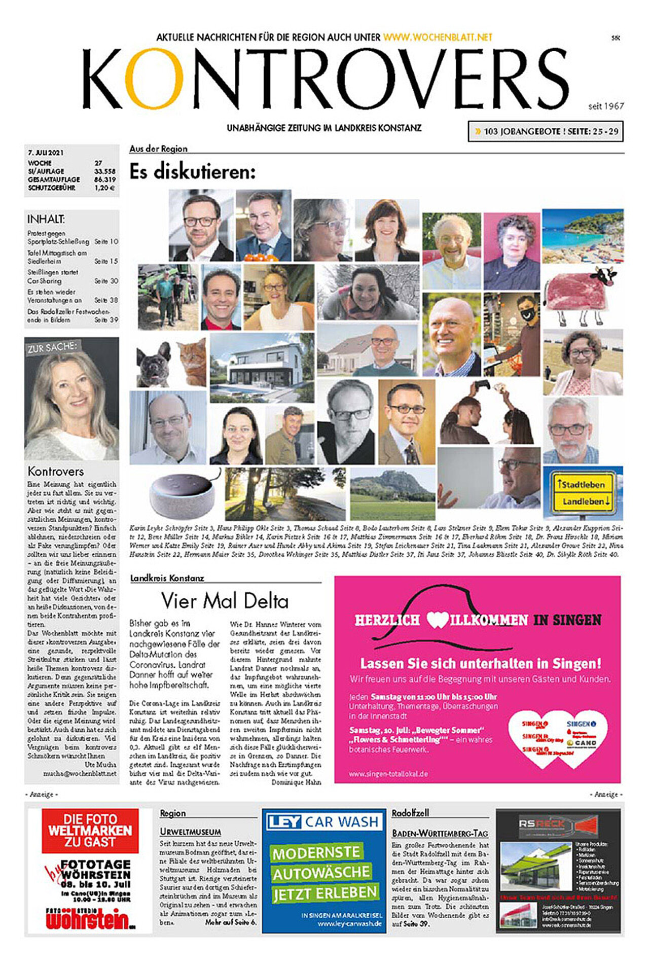 Ausgabe 27 vom 07. Juli 2021