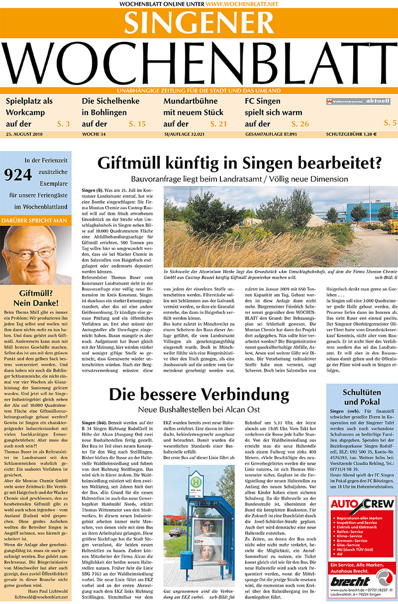 Ausgabe 34 vom 25. August 2010