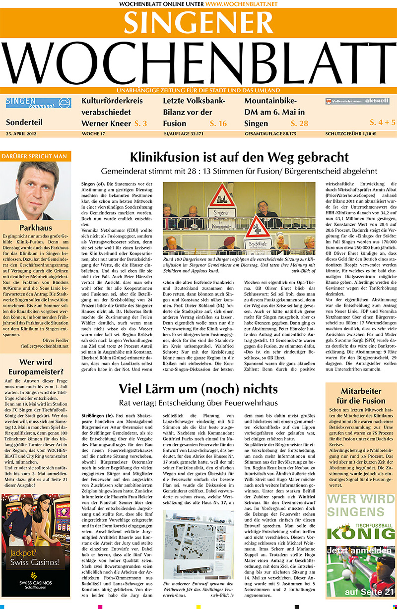 Ausgabe 17 vom 25. April 2012