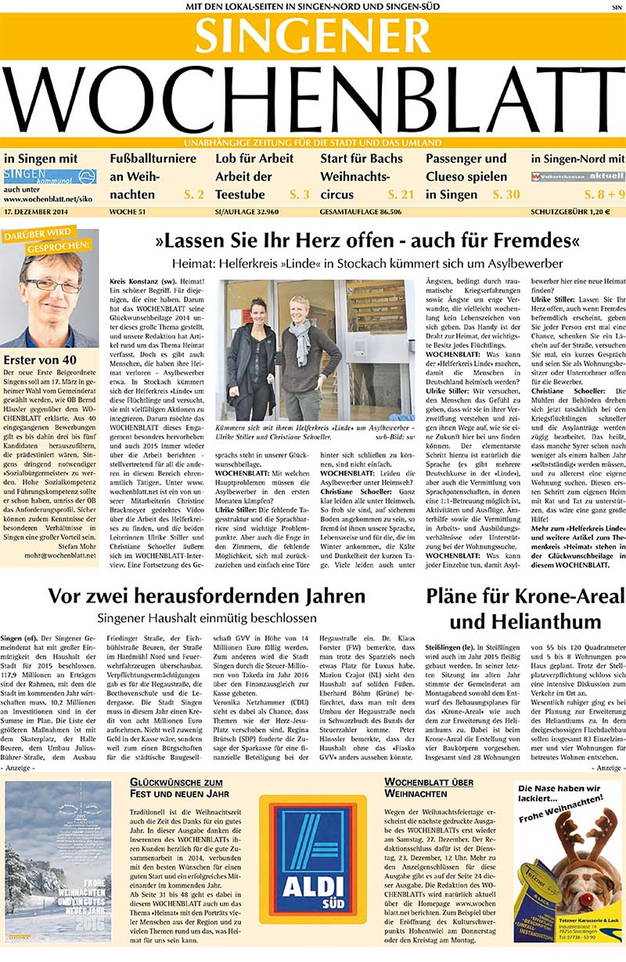 Ausgabe 51 vom 17. Dezember 2014
