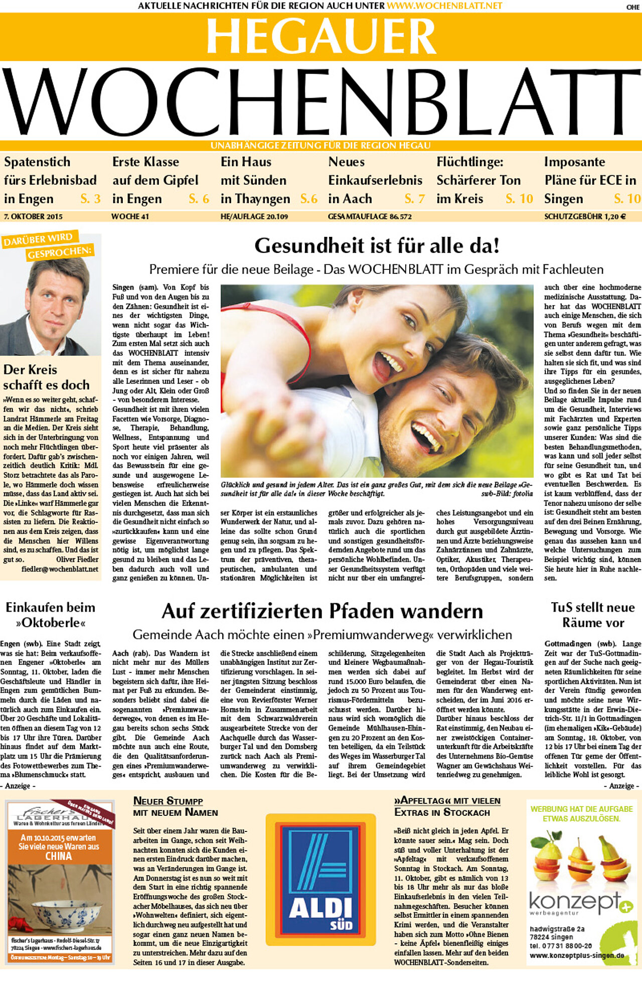 Ausgabe 41 vom 07. Oktober 2015
