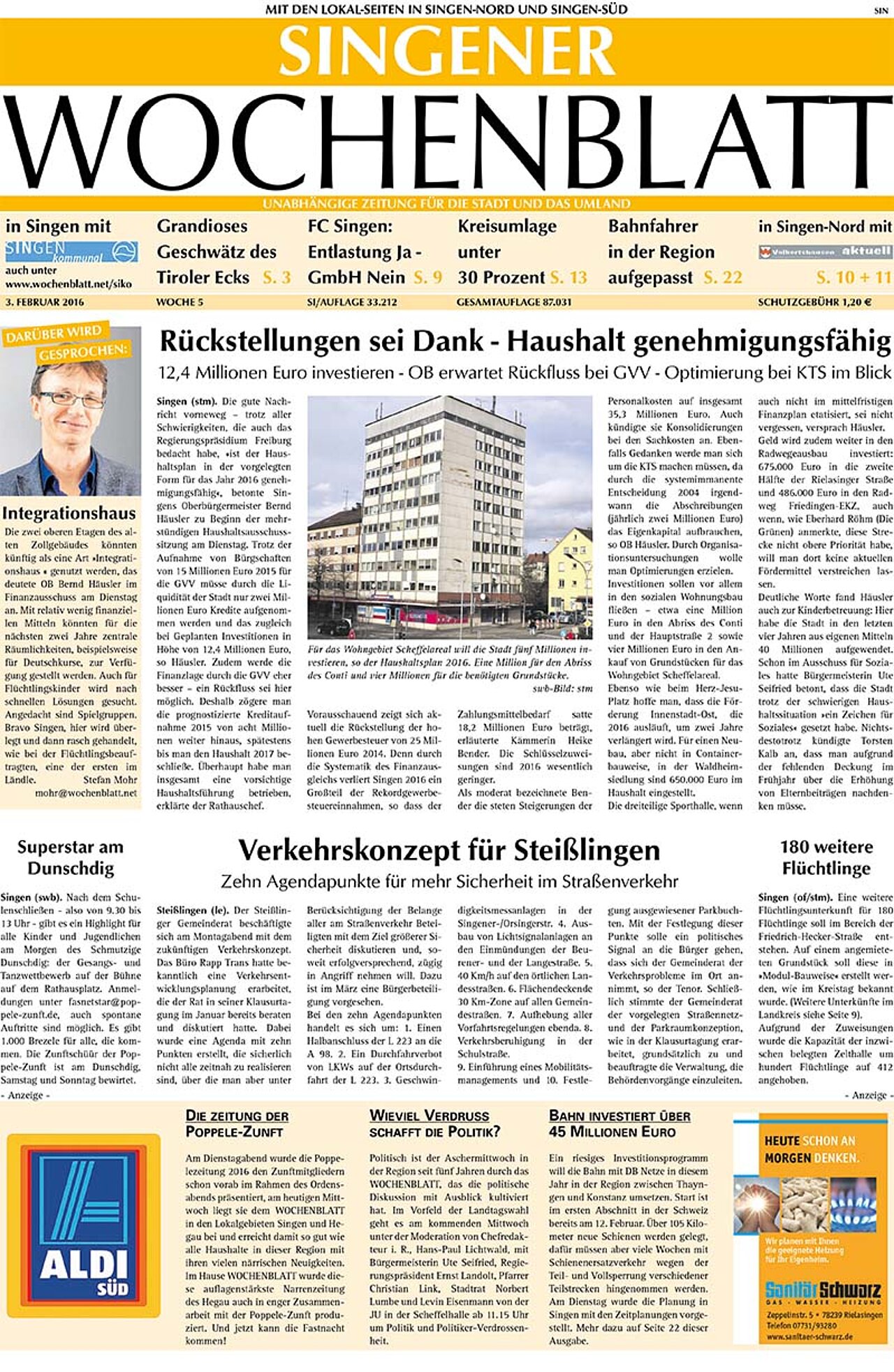 Ausgabe 05 vom 03. Februar 2016