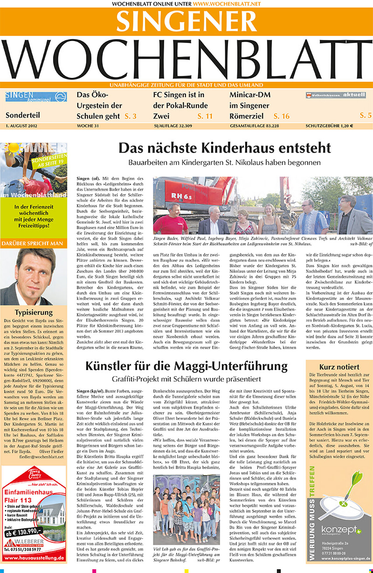 Ausgabe 31 vom 01. August 2012